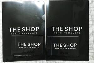 ヨージヤマモト　THE SHOP クリアファイル＋ステッカー　2セット