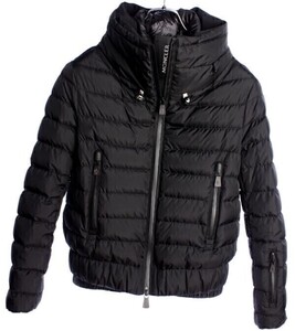 モンクレール グルノーブル ハイネック ナイロン　ダウン ジャケット　ブラック　国内正規品 レディース MONCLER　#B1