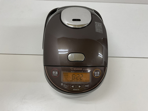 【A383】中古品　ZOJIRUSHI　象印　プラチナ厚釜　圧力IH炊飯ジャー　NP-ZU18KS　TAブラウン　1.8L　2022年製　動作確認済