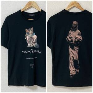 猫 2017AW UNDERCOVER BUT BEAUTIFULⅢ UTOPIE Tシャツ ボーン ブラック 黒 1サイズ アンダーカバー 半袖 カットソー Tee archive 1820