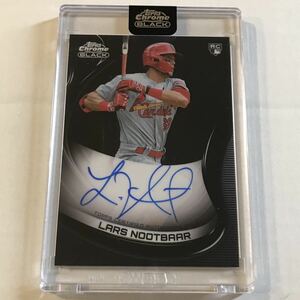 [ヌートバー(Lars Nootbaar)]Chrome Black Autograph(CBA-LN)[2022 Topps Chrome Black]auto 直筆サイン WBC 侍ジャパン ルーキーカード