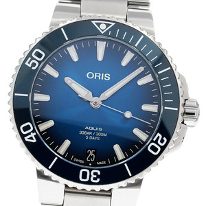 オリス ORIS 7769 アクイス デイト 自動巻き メンズ 良品 _842953