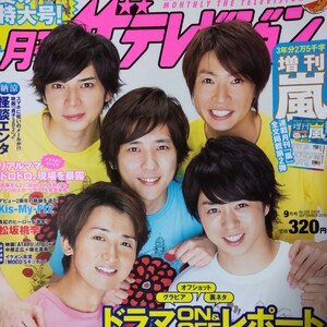 嵐 ARASHI 大野智 櫻井翔★月刊ザテレビジョン 2013/9月号 切り抜き21P