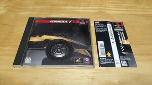 ★PS「フォーミュラ・ワン(FORMULA1/FORMULA ONE)」帯・ケース・取説付き/SCE/PlayStation/プレイステーション/RCE/レトロゲーム★