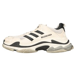 BALENCIAGA バレンシアガ ×adidas TRIPLE S アディダス トリプルエス ダッドスニーカーシューズ ホワイト/ブラック 710021