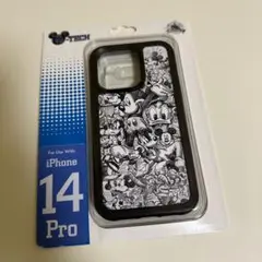 D-TECH ディズニー　iPhone14Pro ケース