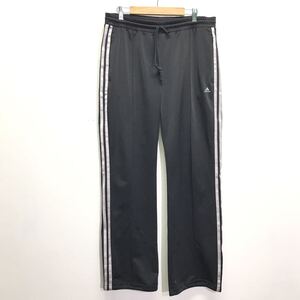 さまざまなスポーツシーンに!【adidas】アディダス トラックパンツ ジャージ ランニング ウォーキング トレーニング ブラック OT /Y14865ii