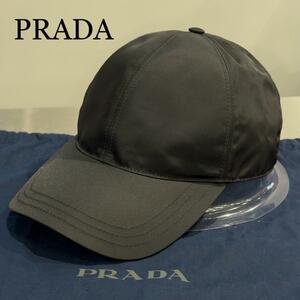 『PRADA』プラダ (XL) リナイロンサフィアーノトライアングルキャップ