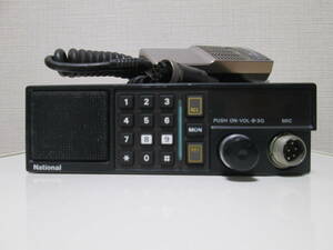 パーソナル無線 ナショナル National CR-PC08（PQ-10シリーズ）ジャンク扱いにてディスプレイ用コレクターズアイテム昭和