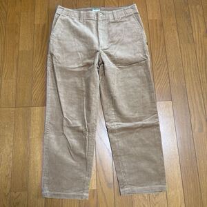 20AW DESCENDANT DC-6 CORDUROY TROUSERS サイズ2 M BEIGE パンツ コーデュロイ ディセンダント ベージュ