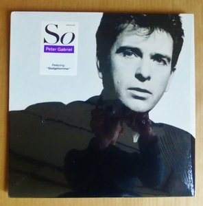 PETER GABRIEL「SO」米ORIG [半透明盤] ステッカー有シュリンク美品