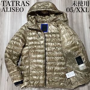 未使用 デッドストック品 希少05/XXL 『TATRAS タトラス』ALISEO アリセオ ダウンジャケット メンズ ゴールド 金 正規品 MTLA20A4102-D