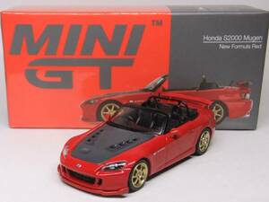 MINI GT★ホンダ S2000 (AP2) 無限 ニューフォーミュラレッド MGT00367-R Honda Mugen AP2 New Formula Red 1/64 TSM