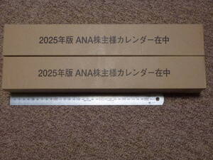 ＜送料込 匿名取引＞　２０２５年ANA壁掛けカレンダー　新品未開封　２本セット