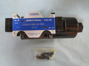 YUKEN KOGYO 電磁切替弁 S-DSG-03-2B3B-D24 DIRECTIONAL VALVE