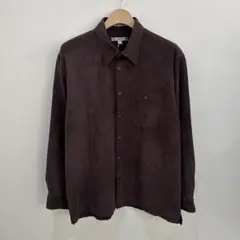 【希少】vintage 90s old shirt chocolate