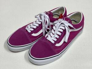 VANS OLD SKOOL ピンク スエード キャンバス 白ライン US12 (30cm) オールドスクール バンズ アメリカ企画限定!!