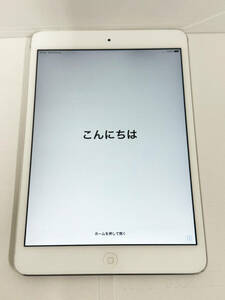 中古美品APPLE iPad mini 2 16GB 7.9インチ iPad Retinaディスプレイ アップル アイパッドミニー ME814J/A A1490 カバー+充電器+箱一式付属