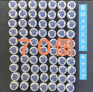 ペットボトルキャップ キャップ 白 工作 材料 ハンドメイド　雪印　70個