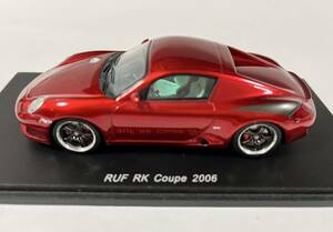 PORSCHE RUF RK Coupe (base997) 2006Year Red Metallic 1/43Scale Spark製