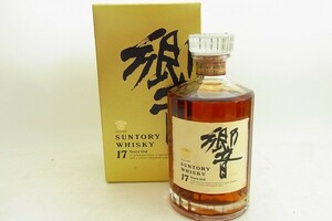 A745-Y25-4077 SUNTORY サントリー 響 17年 ウイスキー 43％ 700ml 未開栓 現状品②