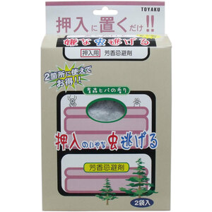 まとめ得 置くだけで嫌な虫逃げる 押入れ用 青森ヒバの香り ５０ｇ×２袋入 x [10個] /k