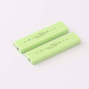 [2個パック] Ni-MH 角型ニッケル水素電池 NH-14WM 互換品 1400mAh　　2556-00