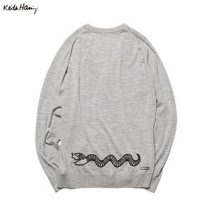 【即決】 uniform experiment UE ユニフォームエクスペリメント SOPHNET ソフ KEITH HARING KNIT CARDIGAN カーディガン ニット セーター