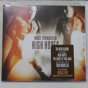 ＜美品＞　ブルース・スプリングスティーン 　/ 　HIGH HOPES　 （CD+DVD　紙ジャケット仕様）　　輸入盤