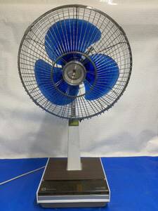 0657.160. National ナショナルELECTRIC FAN 昭和レトロ 扇風機 F-30MG 通電確認 動作確認，現状品