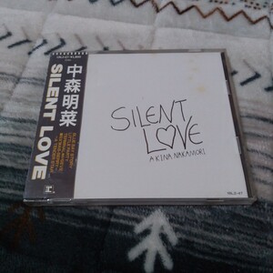 中森明菜 SILENT LOVE CD 帯付き 18L2 47 廃盤 レア 貴重 