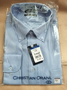 形態安定　未開封　CHRISTIAN ORANI　ボタンダウン　ドレスシャツ　LL スタンダード　スーパーイージーアイロン　SAC1058