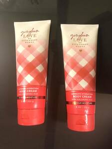 Bath&Body Works バスアンドボディワークスボディクリーム Gingham Loveギンガムラブ2個セット新品 未使用