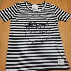 KMC DETAILS　Tシャツ　トップス　半袖　ボーダー M