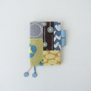 【定価1.6万】mina perhonen×HOBONICHI *piece オリジナルサイズ A6 手帳カバー*綿麻混パッチワーク0424(ac7-2404-84)【13E42】