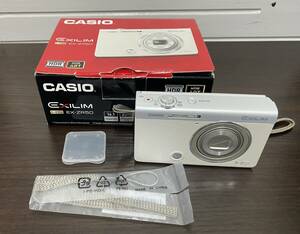 CASIO カシオ EXILIM EX-ZR50 コンパクトデジタルカメラ バッテリー付き●動作品 箱付【A-3 W】