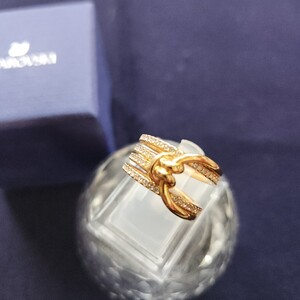 【美品】SWAROVSKI リング Lifelong 箱あり #52