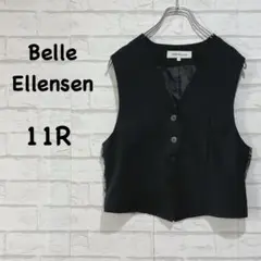 美品❣️ Belle Ellensen フォーマルベスト(11R)背面総柄 個性的