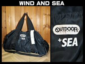 送料無料 即決【未使用】 WIND AND SEA × OUTDOOR PRODUCTS ★ ROLL BOSTON GIANT ★ ボストンバッグ ドラム 日本製 ウィンドアンドシー