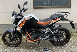 KTM 200 デューク　試乗確認済み　千葉県　Duke 200cc 現状車にて