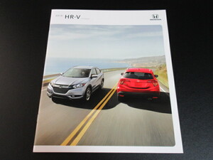 ★ホンダ　カタログ　HR-V　ＵＳＡ　２０１８　即決！