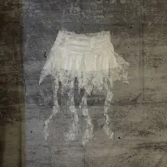 archive y2k sheer see-through mini skirt