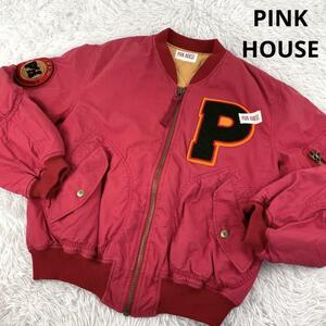 PINK HOUSE ピンクハウス ブルゾン ジャンパー ワッペン