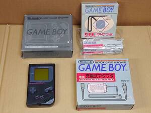 ゲームボーイ 本体 ブラック (初代 DMG-01) & アクセサリー いろいろセット ★美品★