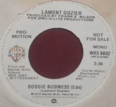 米7" Lamont Dozier Boogie Business (Edit) WBS8802 Warner Bros. Records /00080