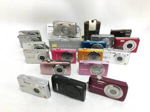 ☆ コンパクトデジタルカメラ まとめ 2 ☆ Canon IXY 420F + CASIO EX-Z550 + Panasonic DMC-FX7 他14台 キャノン カシオ パナソニック