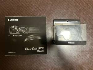 中古　PowerShot G7 X Mark III　SDカード、ケース、予備バッテリー付き