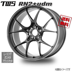 TWS TWS RN2+udm レーシングガンメタ／フランジカット 20インチ 5H114.3 11J+20 4本 66.1 業販4本購入で送料無料