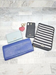 ◇ 《 FURLA フルラ/KATE SPADE ケイトスペード まとめ売り5点セット 財布 スマホケース コインケース レディース 》 P