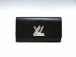 【質】★新品同様/未使用★ルイ・ヴィトン /LOUIS VUITTON エピ ポルトフォイユ・ツイスト 長財布　M68309 ノワール★